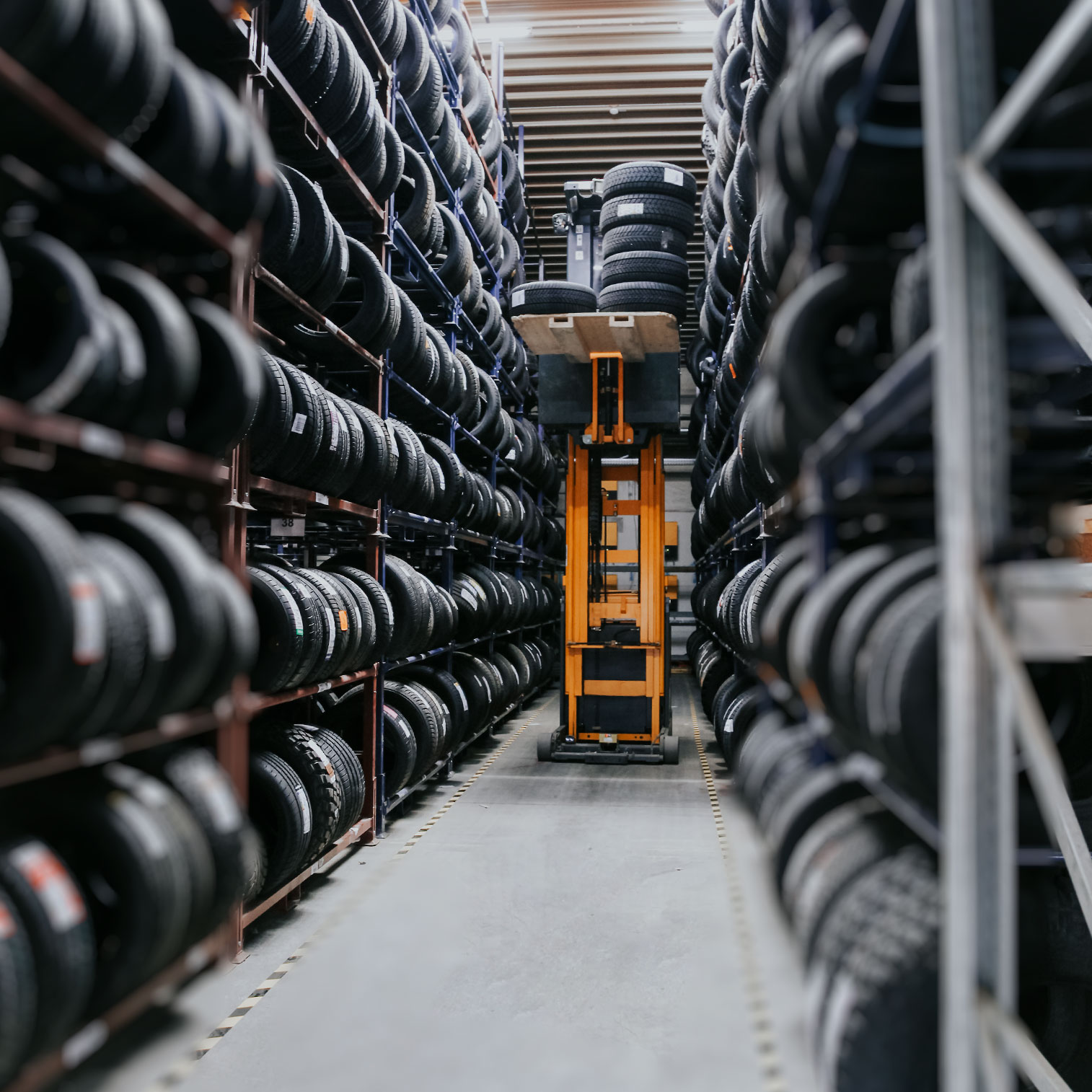 Lager für einen Reifengroßhändler in Deutschland